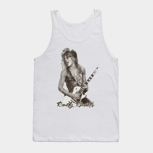 Retro Vintage Aesthetic - Randy Rhoads Tank Top